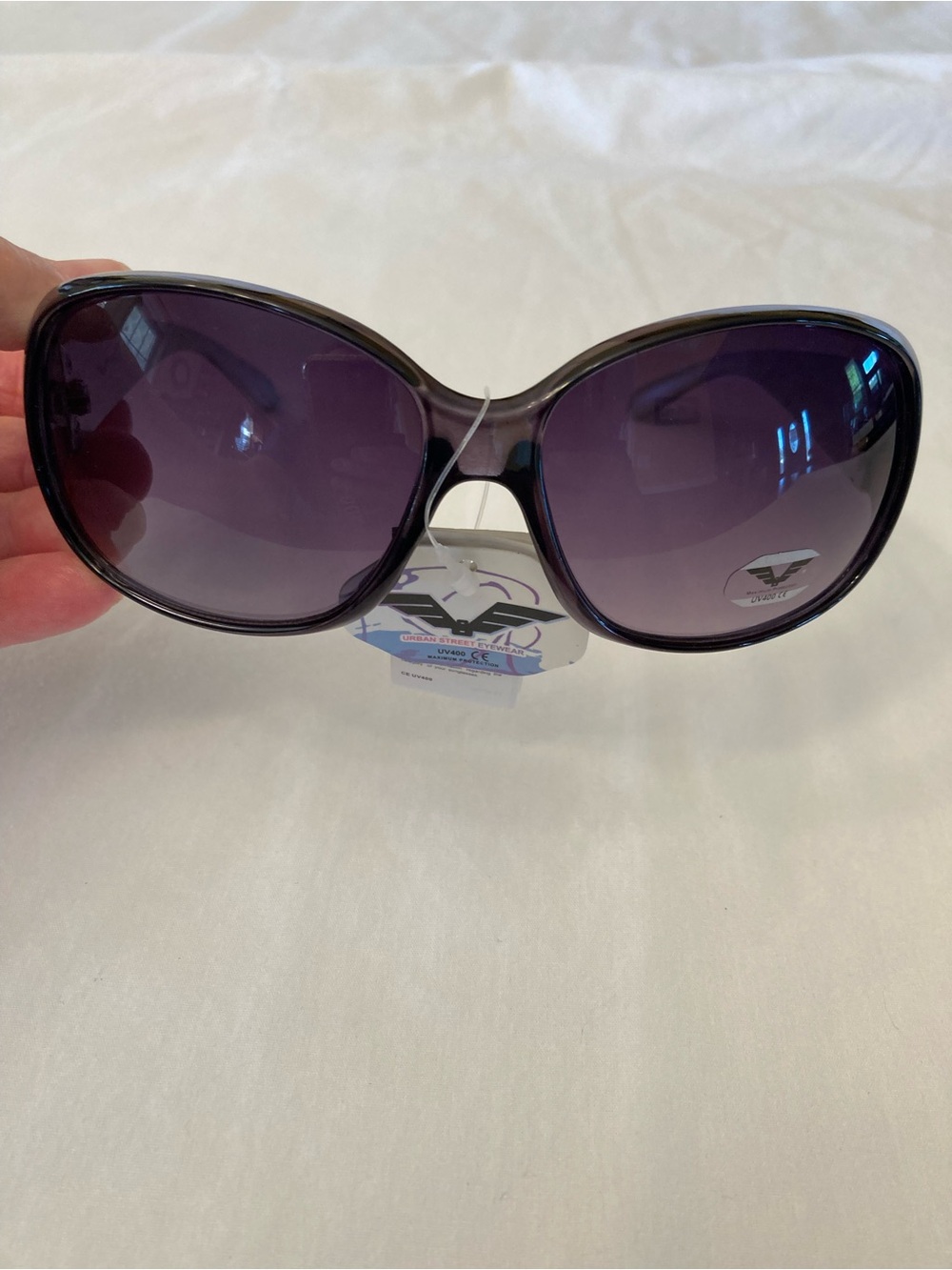 Urban Street Women’s Oversized Purple Gradient Sunglasses NWT